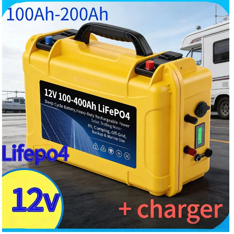 Lifepo4 12V 100Ah Bms Bluetooth - 12V LiFePO4 100-200Ah | Système de