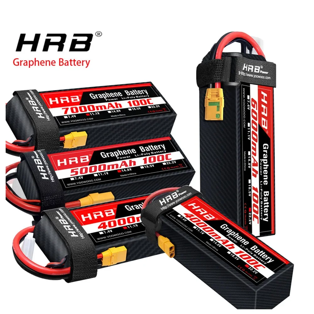 4S Lipo Battery 14.8V 6000Mah - Batterie graphène 2S 3S 4s 6s