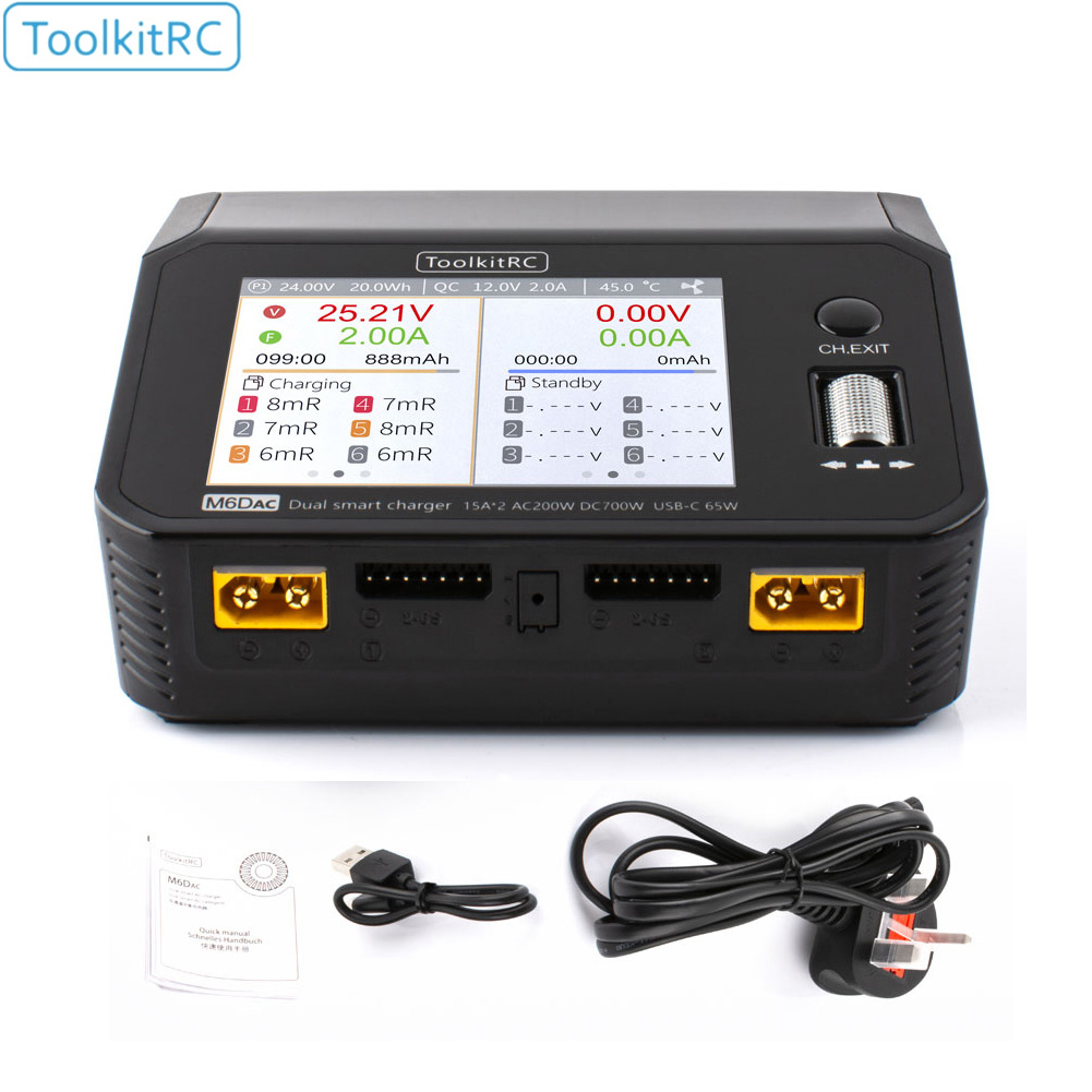 Toolkitrc M6Dac Smart Charger - ToolkitRC – chargeur de batterie Lipo