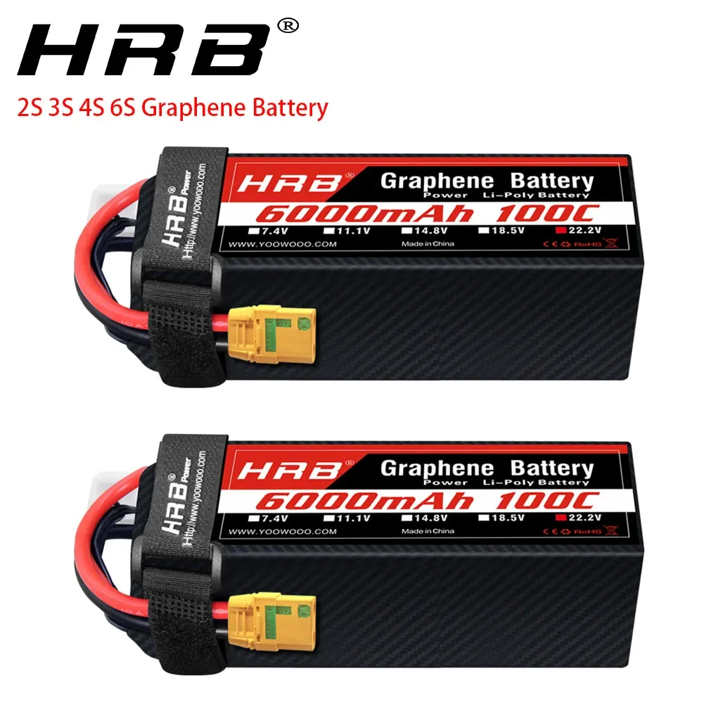 6S Lipo Battery 22.2V 5000Mah - Batterie graphène 2S 3S 4s 6s