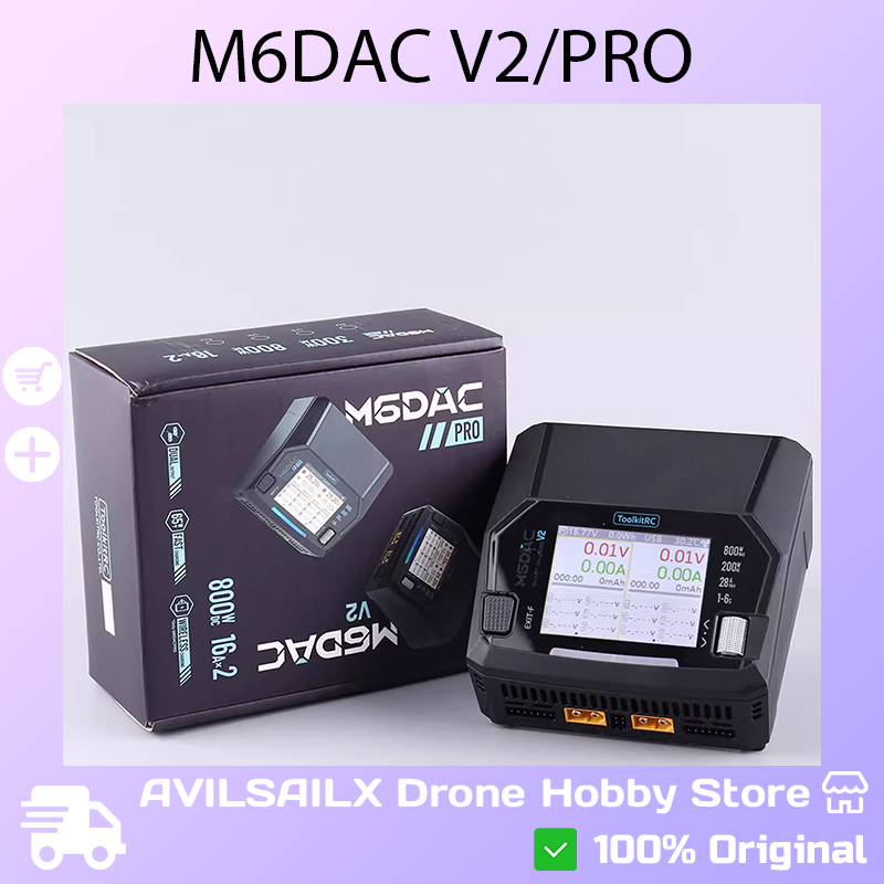 Toolkitrc M6Dac Smart Charger - Chargeur intelligent double canal ToolkitRC M6DAC