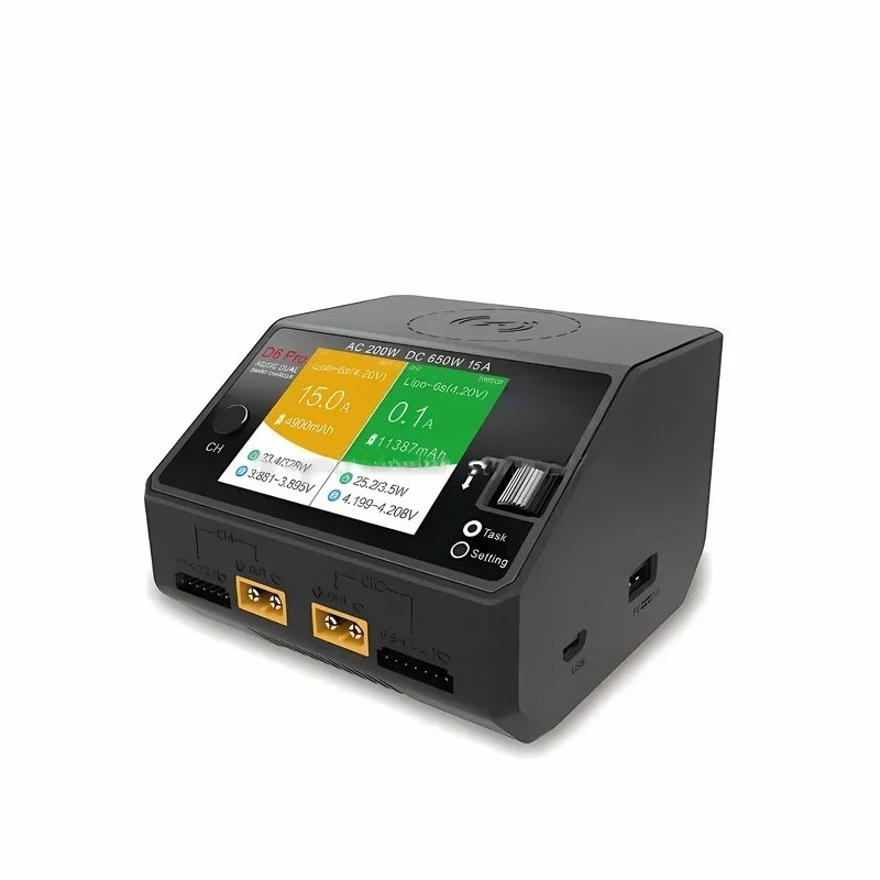 Hota D6 Pro Dual Lipo Charger - Chargeur intelligent D6 Pro en promotion,