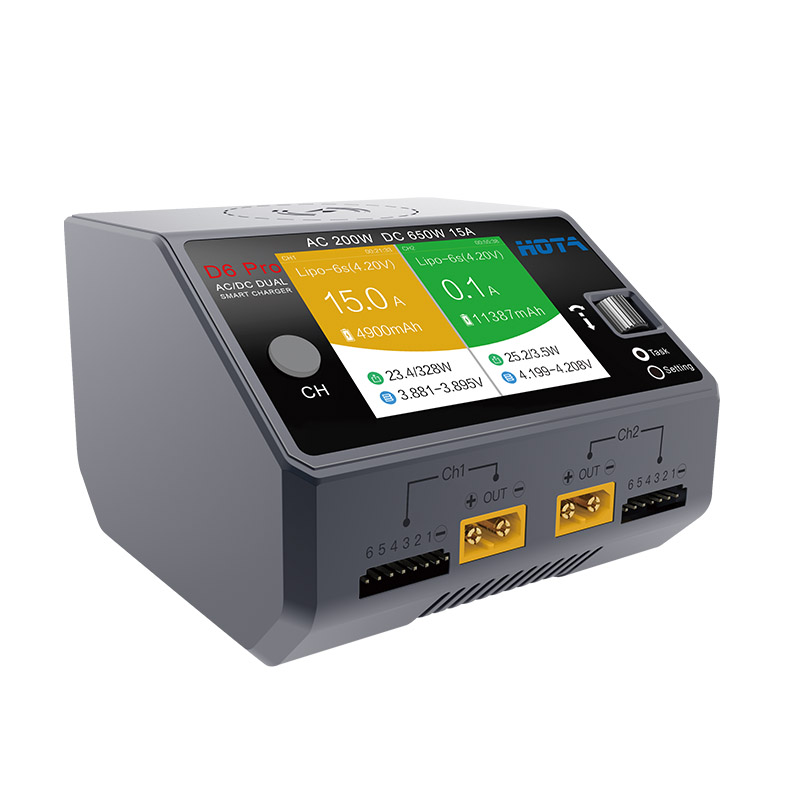 Chargeur TA D6 Pro pour Salle  - Hota D6 Pro Dual Lipo Charger avis et prix