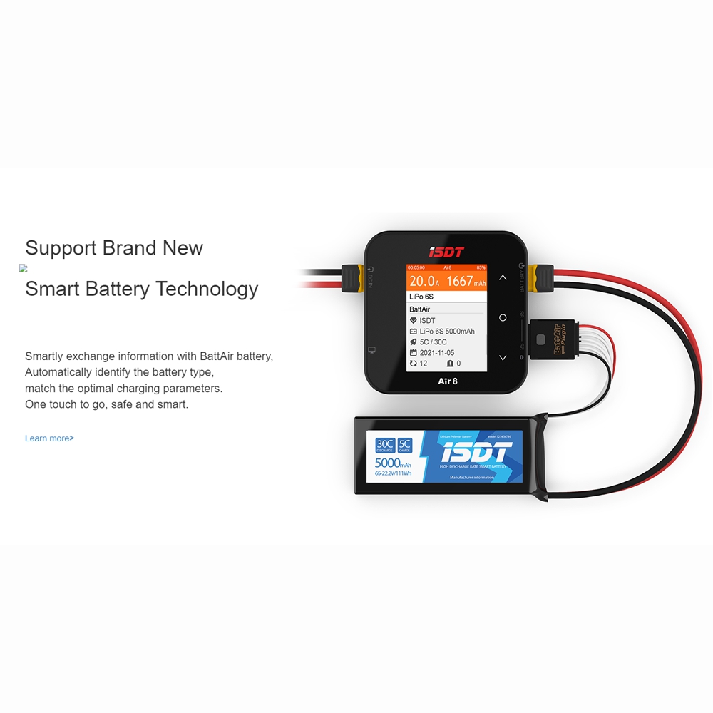 Nouveau ISDT Air8 Lipo balance - Isdt Air8 8S Lipo Charger avis et prix