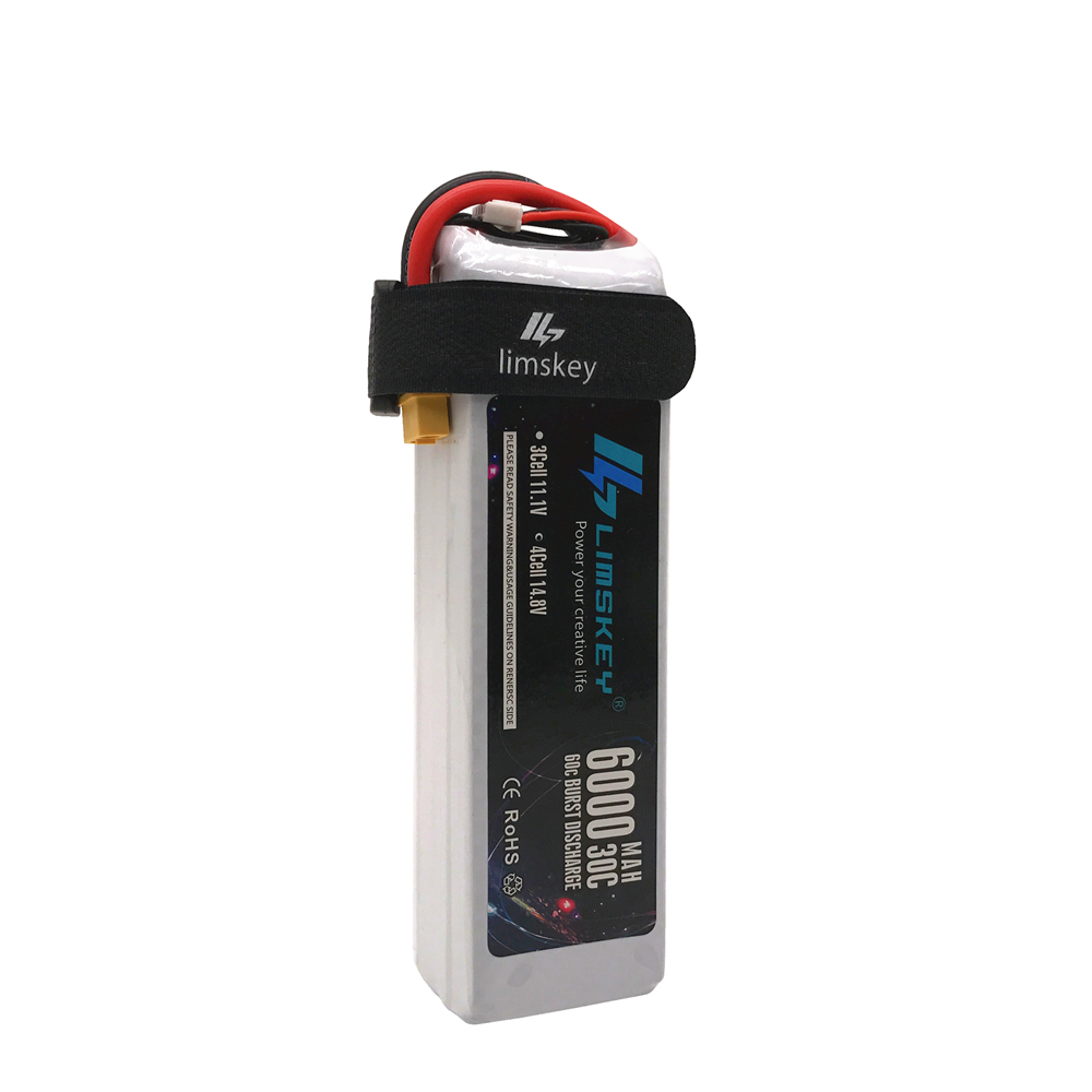 Lismkey 14.8V 6000mAh 30C rafa - 4S Lipo Battery 14.8V 6000Mah avis et prix