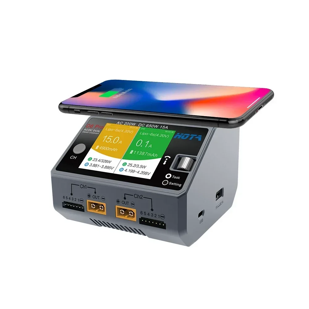 Chargeur intelligent double ca - Hota D6 Pro Dual Lipo Charger avis et prix