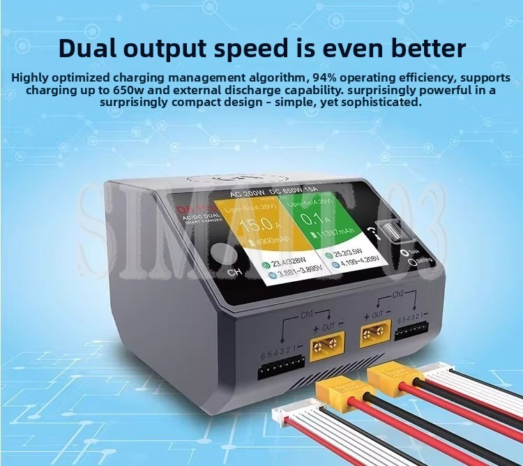 Chargeur intelligent HOTA D6 P - Hota D6 Pro Dual Lipo Charger avis et prix