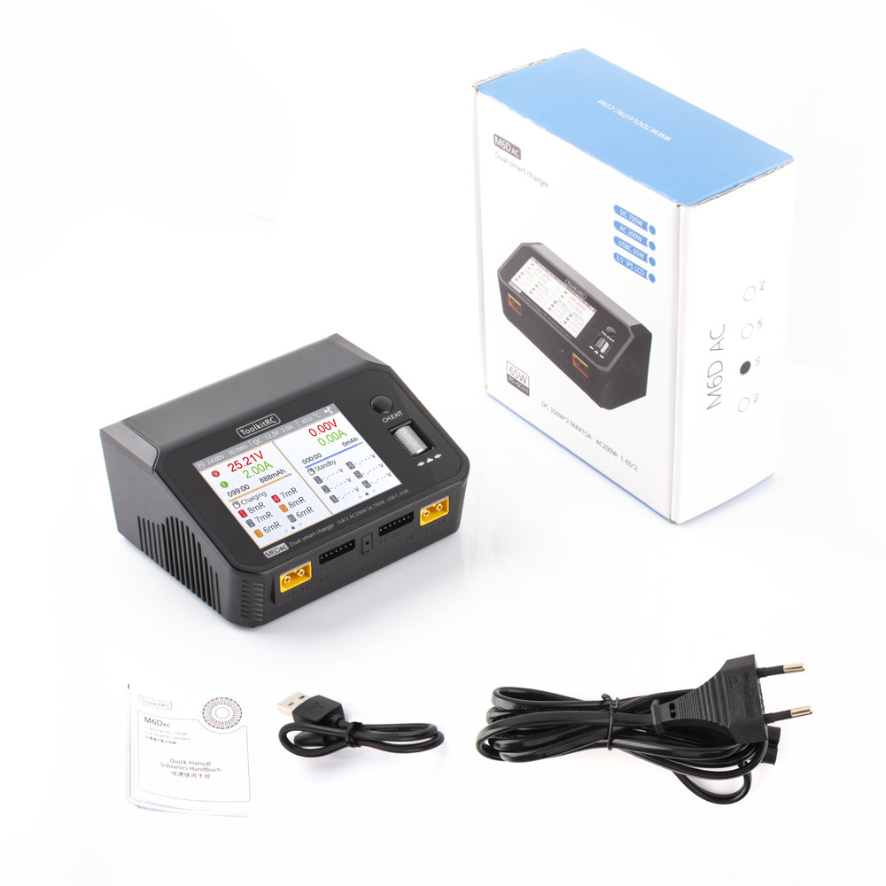 ToolkitRC – chargeur de batter - Toolkitrc M6Dac Smart Charger avis et prix