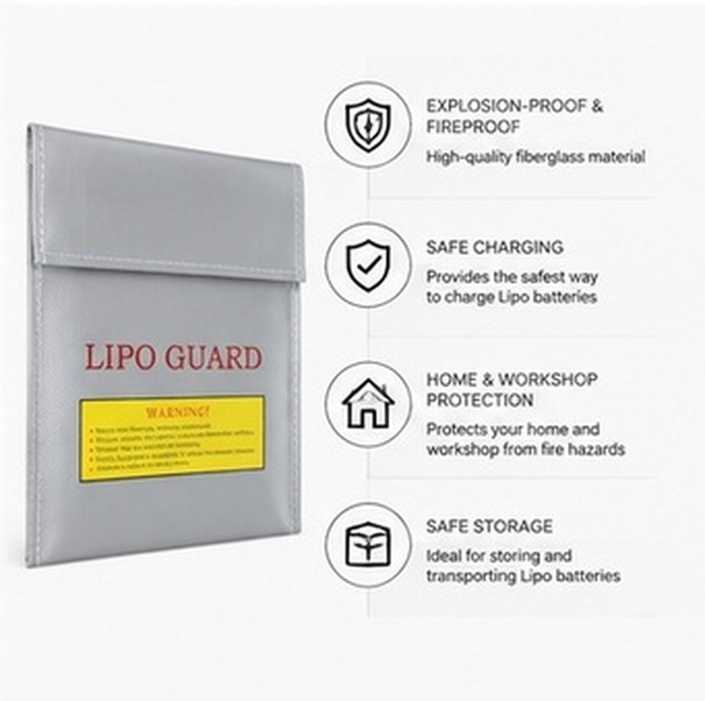 Pochette de protection ignifug - Lipo Battery Fireproof Safety Charge Box avis et prix