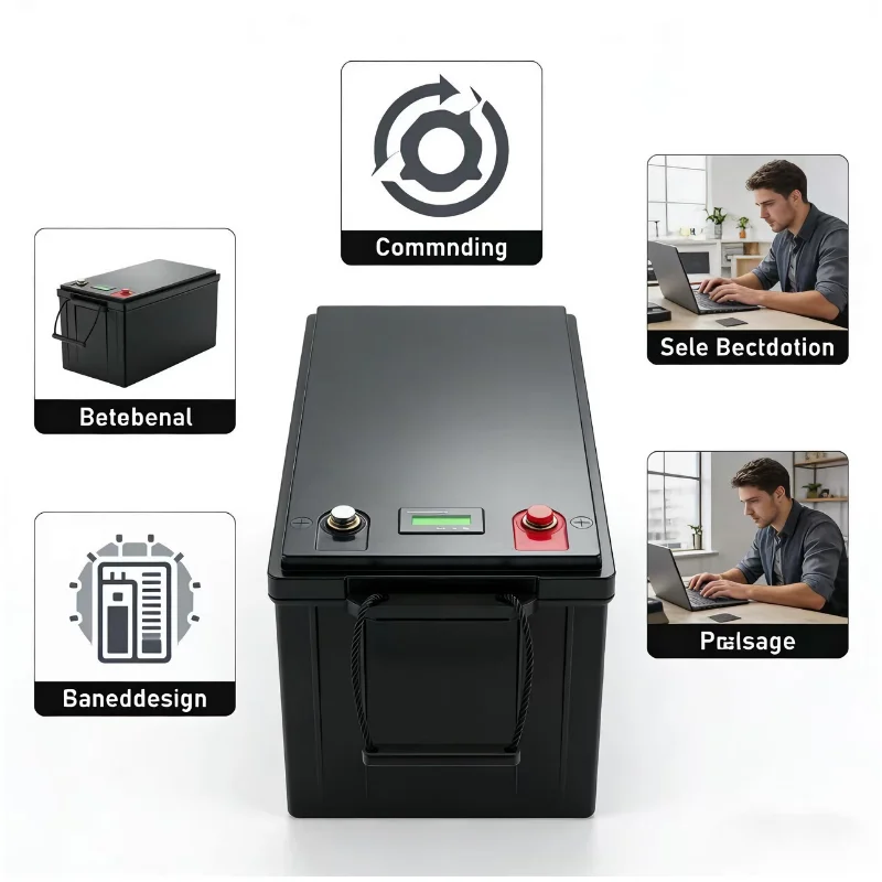 Batterie au lithium Bluetooth  - Lifepo4 12V 100Ah Bms Bluetooth avis et prix