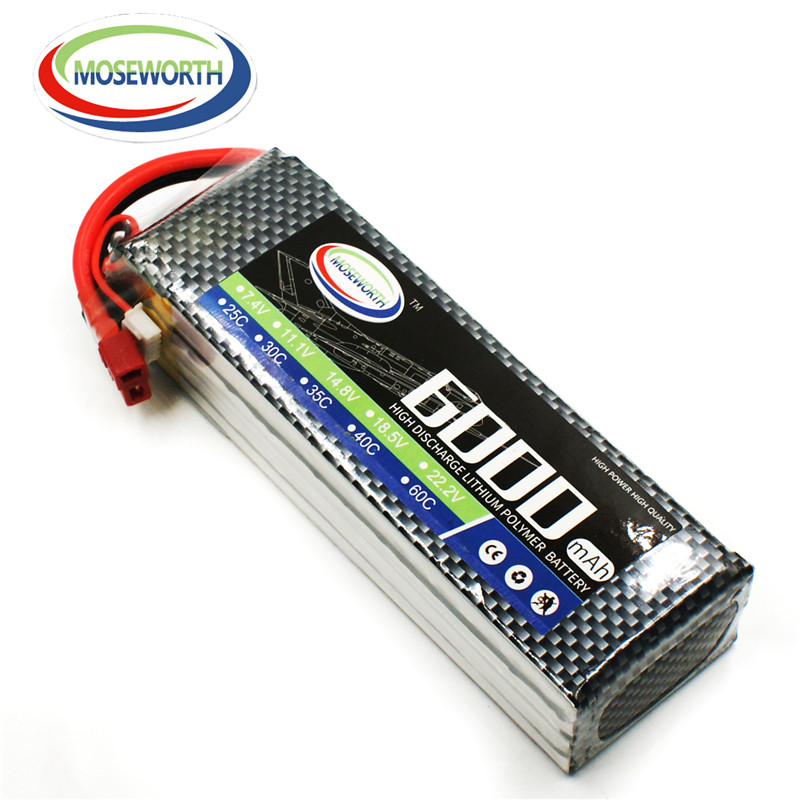 Batterie Lipo jouet RC 4s 14.8 - 4S Lipo Battery 14.8V 6000Mah avis et prix