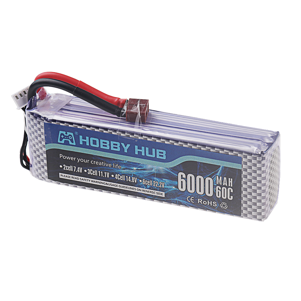 Batterie Lipo 2S 3S 4S 6S 7.4V - 4S Lipo Battery 14.8V 6000Mah avis et prix