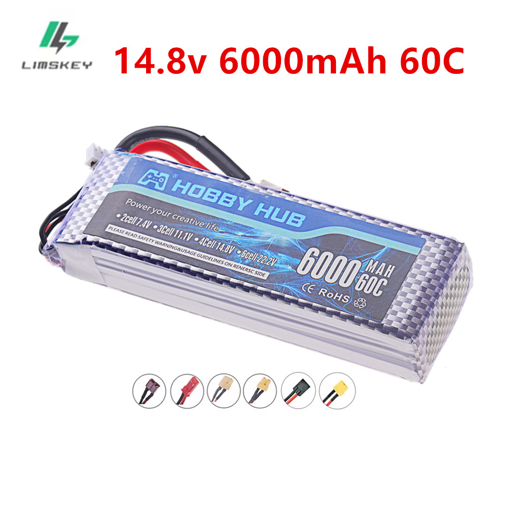 Batterie Lipo 6000mAh 14.8V 4S - 4S Lipo Battery 14.8V 6000Mah avis et prix