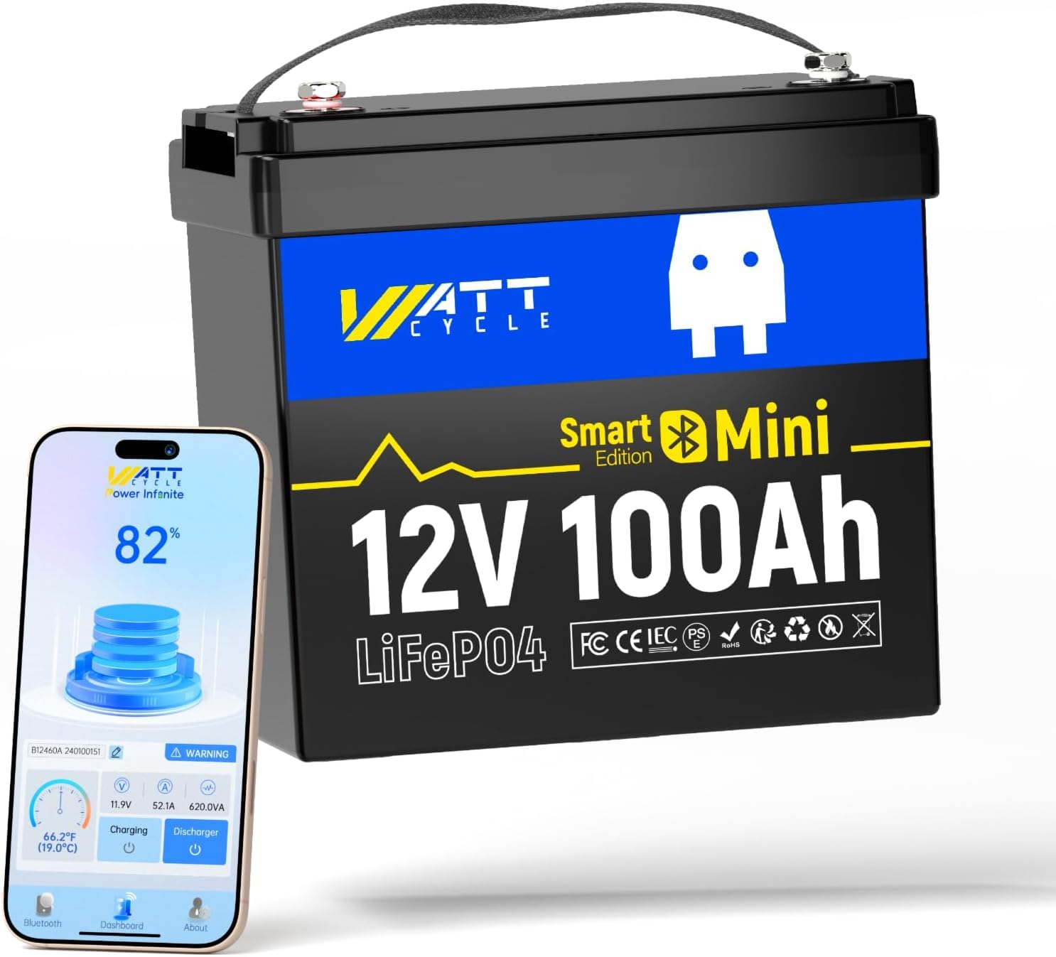 Groupe de batteries LiFePO4 mi - Lifepo4 12V 100Ah Bms Bluetooth avis et prix