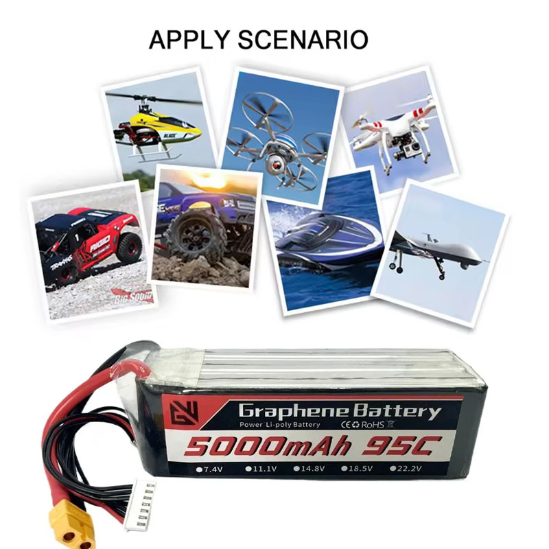 Batterie Lipo 6S 5000mAh XT60  - 6S Lipo Battery 22.2V 5000Mah avis et prix