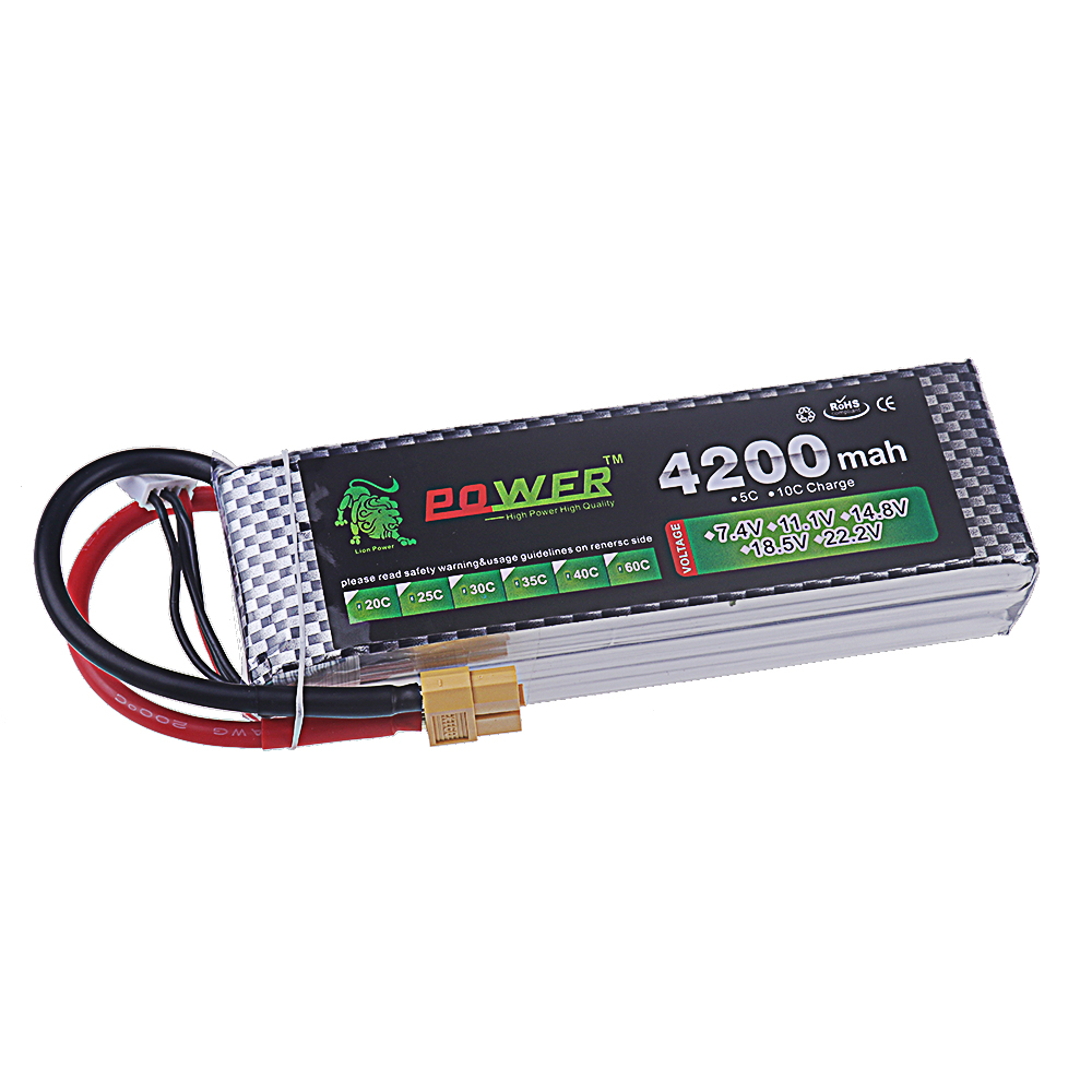 Batterie Lipo 4200MAH 5200mAh  - 4S Lipo Battery 14.8V 6000Mah avis et prix